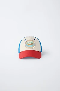 CASQUETTE À PIÈCE ET RÉSILLE