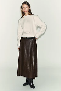 FRONT TEXT SWEATSHIRT