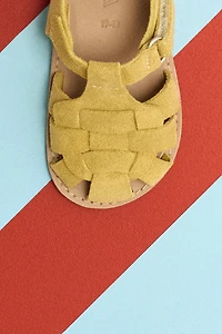 SANDALES STYLE PLAGE EN CUIR