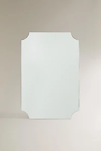 SILVER EDGED MIRROR