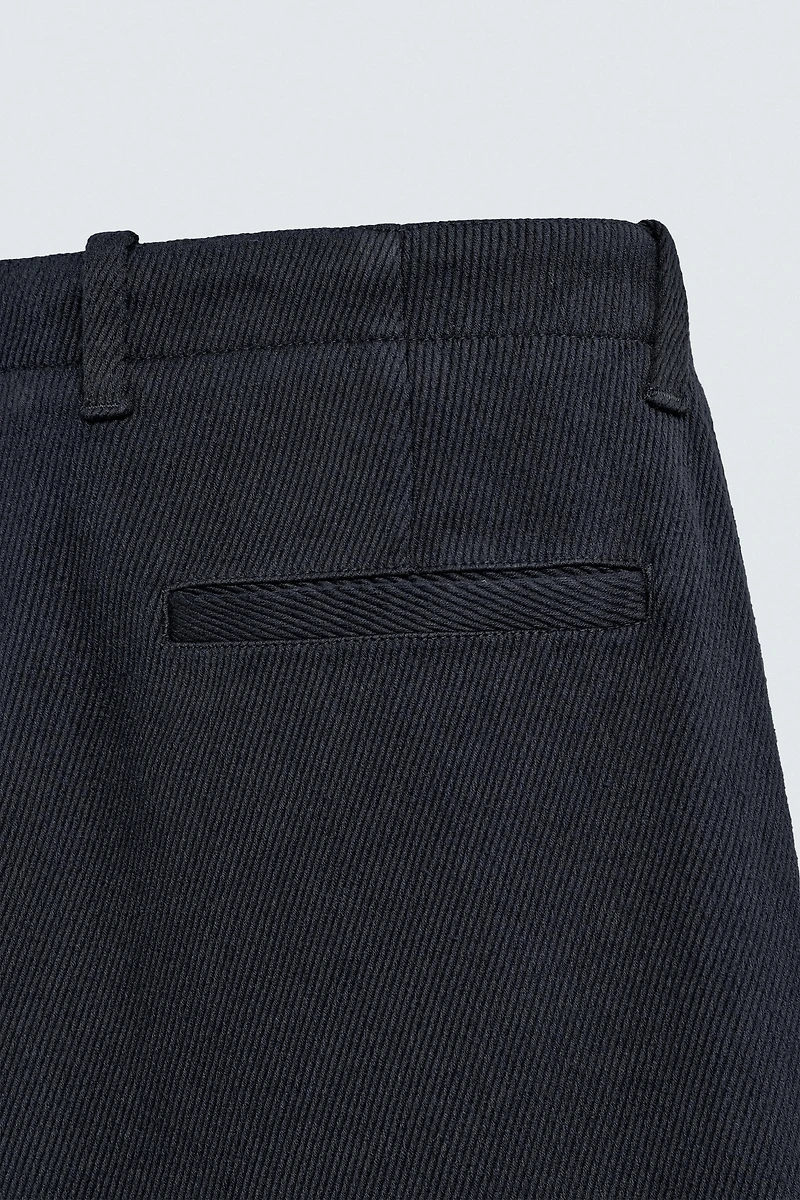 REGULAR FIT TWILL PANTS