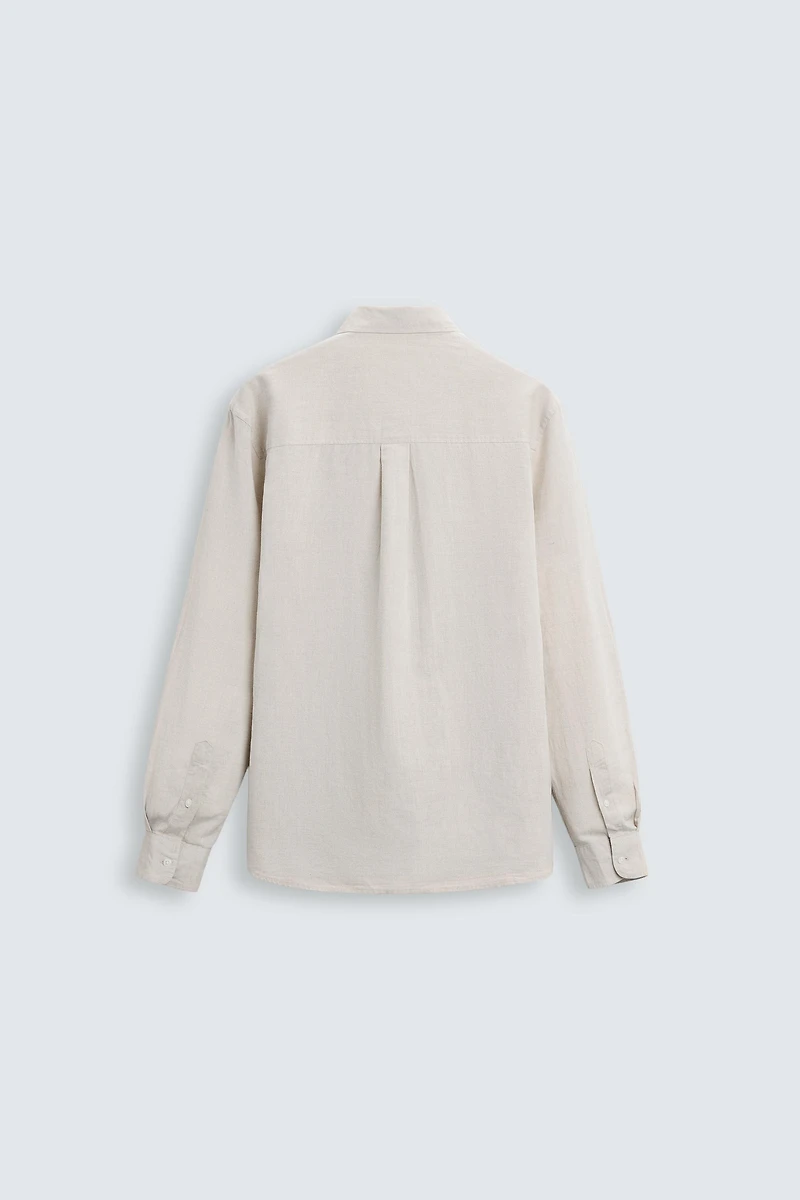 CHEMISE EN LIN ET COTON