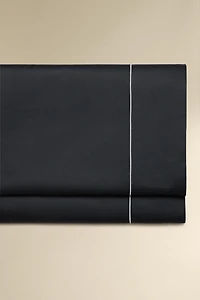 SCALLOPED SATEEN FLAT SHEET (500 THREAD COUNT)
