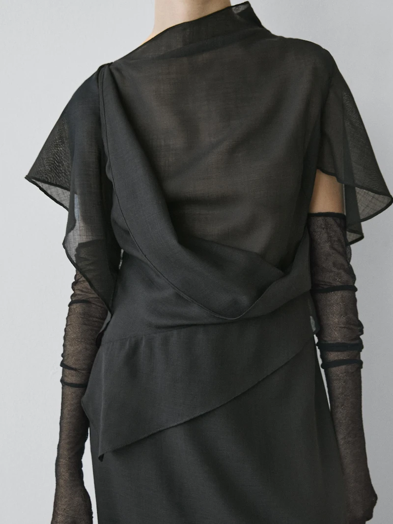 Robe midi à capuche - STUDIO