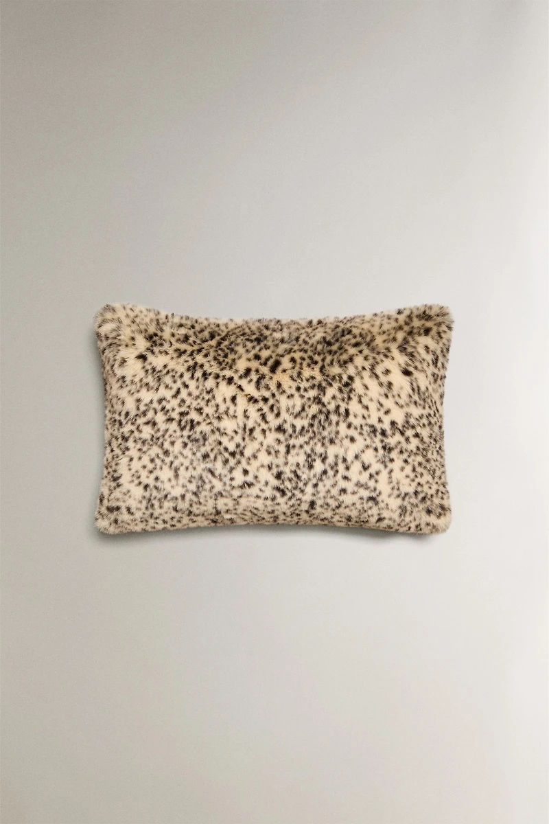 HOUSSE DE COUSSIN IMPRIMÉ ANIMALIER