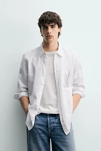 CHEMISE REGULAR FIT LYOCELL - COTON