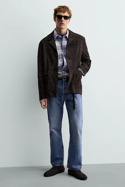 CHAUSSURES EN CUIR À SEMELLE VIBRAM® AARON LEVINE X ZARA