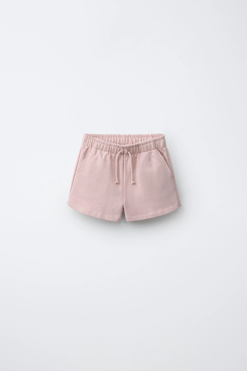 SHORT EN MOLLETON PIÈCE ÉTOILES