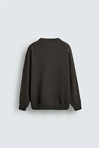 REGULAR FIT COTTON SWEATER