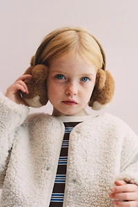 CACHE-OREILLES EFFET FOURRURE CASTOR