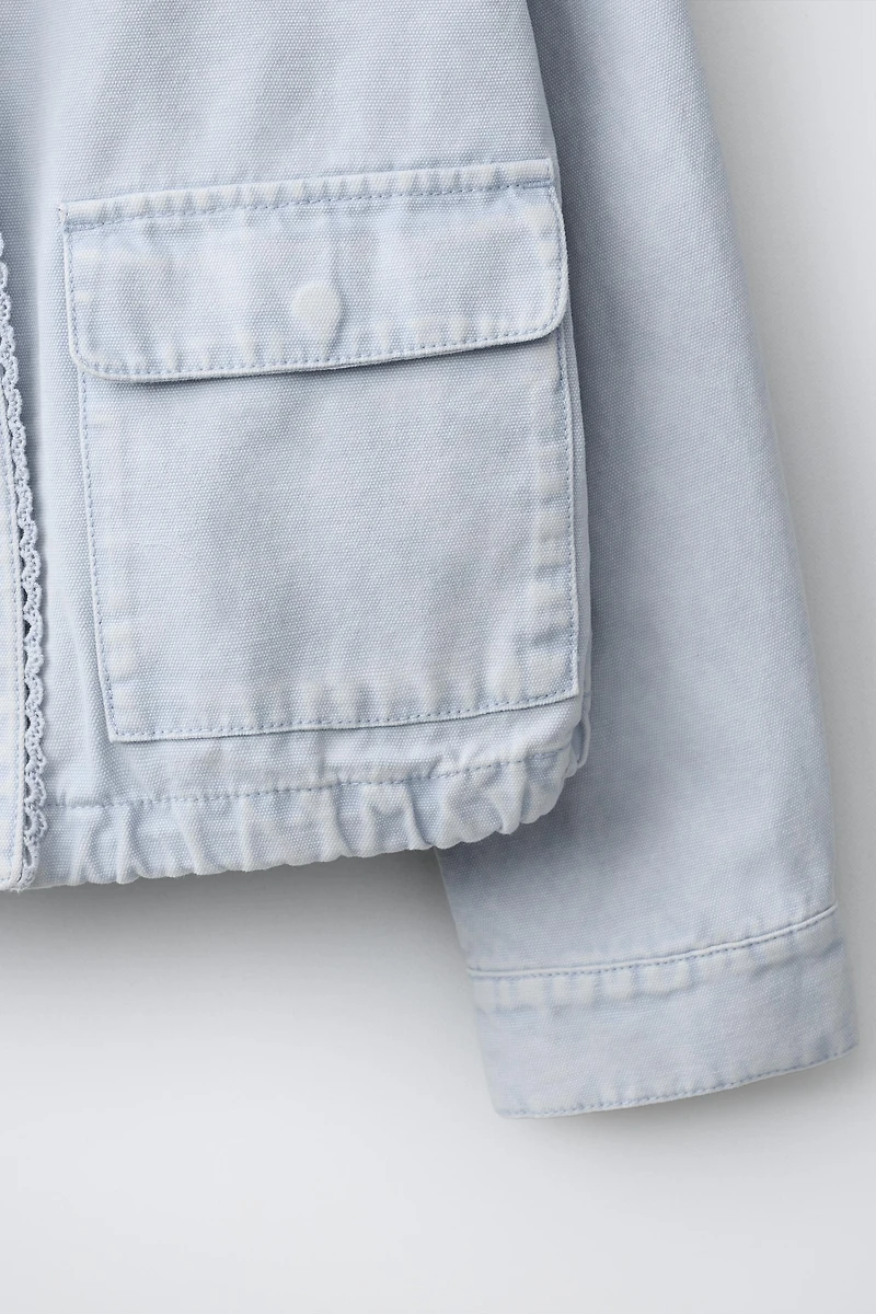 LACE CANVAS JACKET