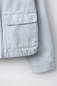 LACE CANVAS JACKET