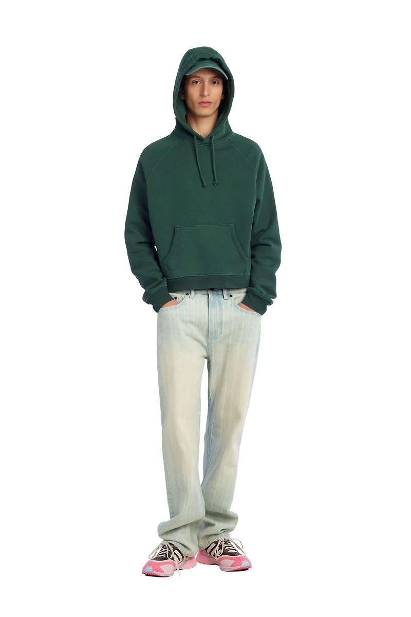 HERRINGBONE STRAIGHT FIT JEANS