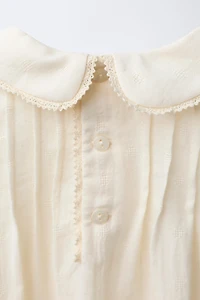 BODY DENTELLE PLIS NERVURÉS