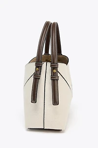 CONTRAST CANVAS MINI SHOPPER