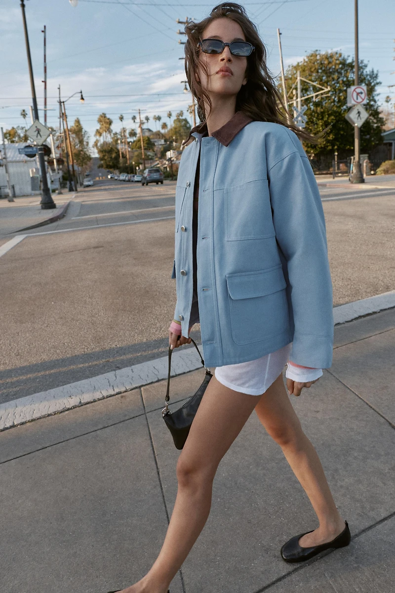 PADDED COMBINATION COLLAR JACKET