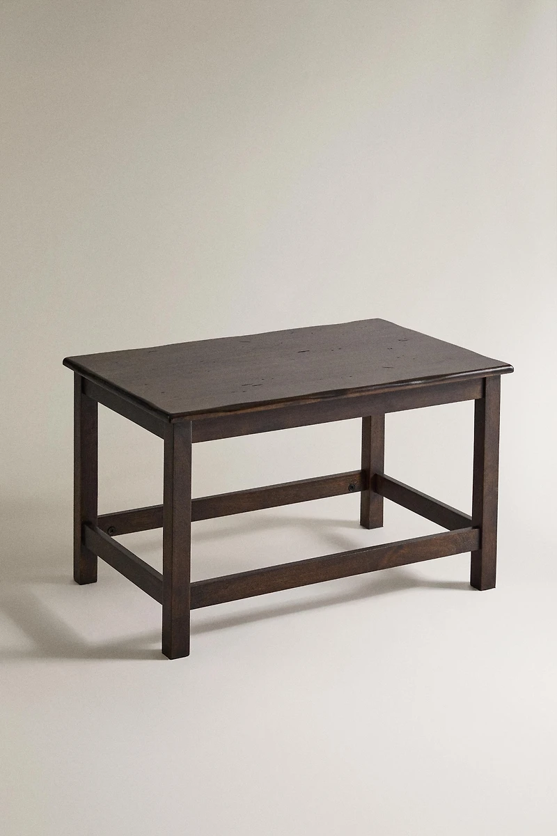 WOODEN SIDE TABLE