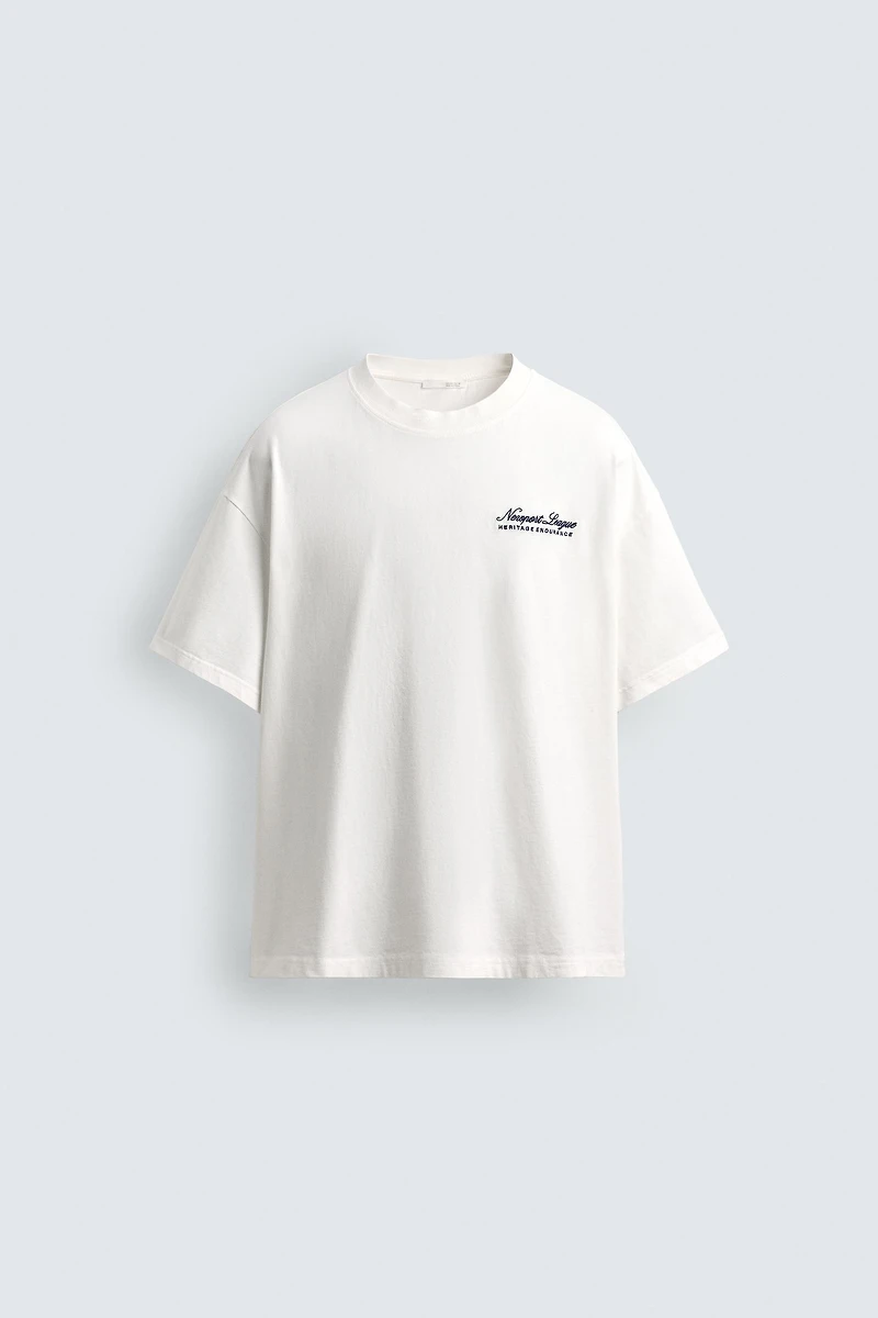 COMBINATION NAUTICAL PRINT T-SHIRT