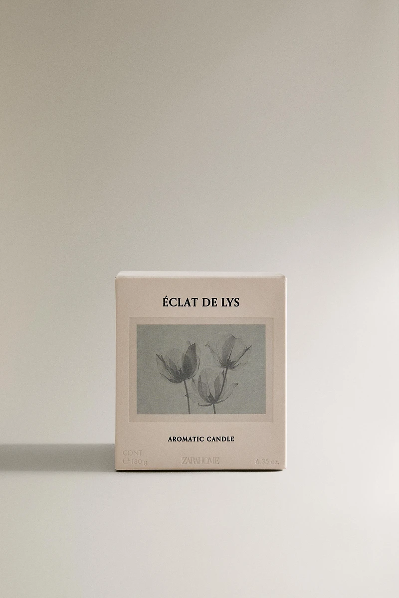 (180 G) ÉCLAT DE LYS SCENTED CANDLE