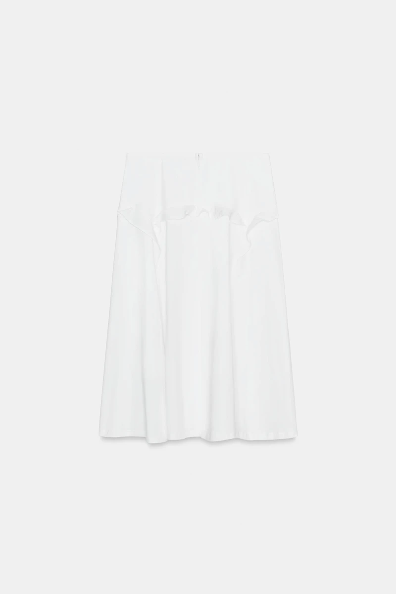 COMBINED RUFFLE SKIRT