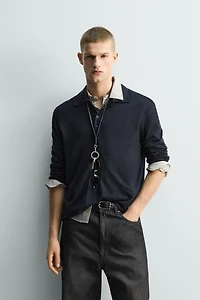 CHEMISE POLO TEXTURÉE