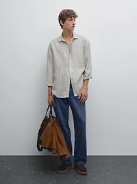 Regular fit striped shirt