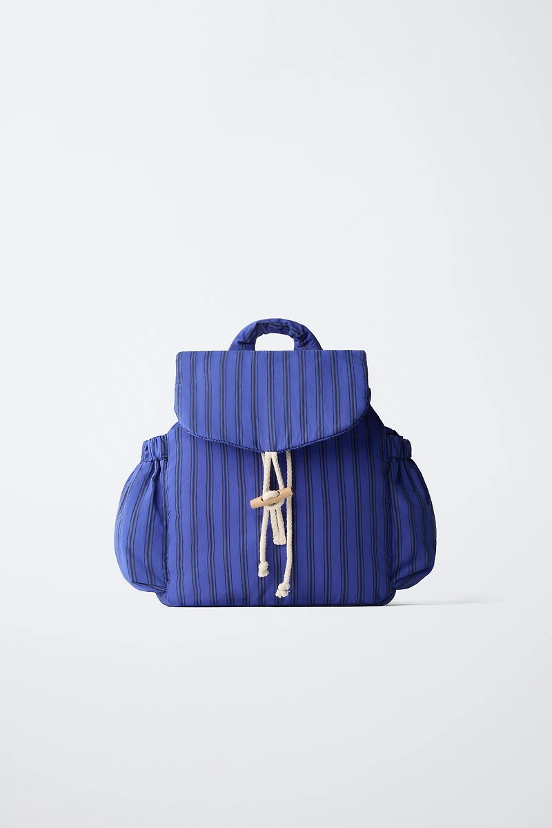SAC À DOS À RAYURES