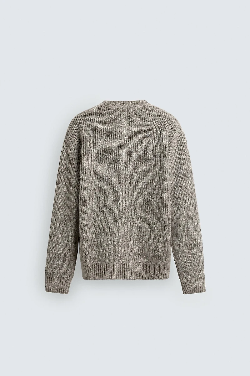 PURL KNIT SWEATER
