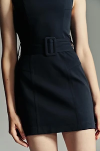 BELTED SHORT DRESS