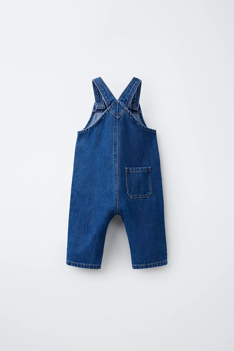 LONG DENIM OVERALLS