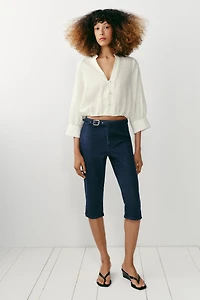 CHEMISE BALLON ALAMAR AVEC LIN