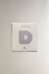LEATHER LETTER D PATCH