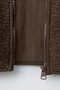 HOODED FLEECE JACKET