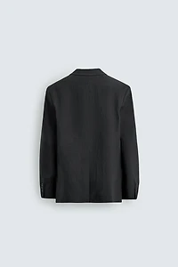 REGULAR FIT 100% LINEN SUIT BLAZER