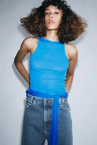ZW COLLECTION HIGH WAIST WIDE LEG JEANS