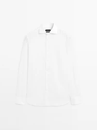 Regular-fit 100% cotton shirt