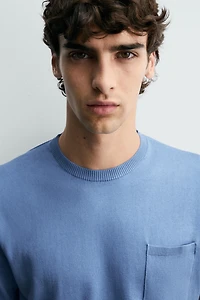 COTTON KNIT REGULAR FIT T-SHIRT