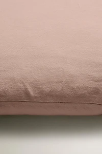 HOUSSE DE COUSSIN LIN DÉLAVÉ