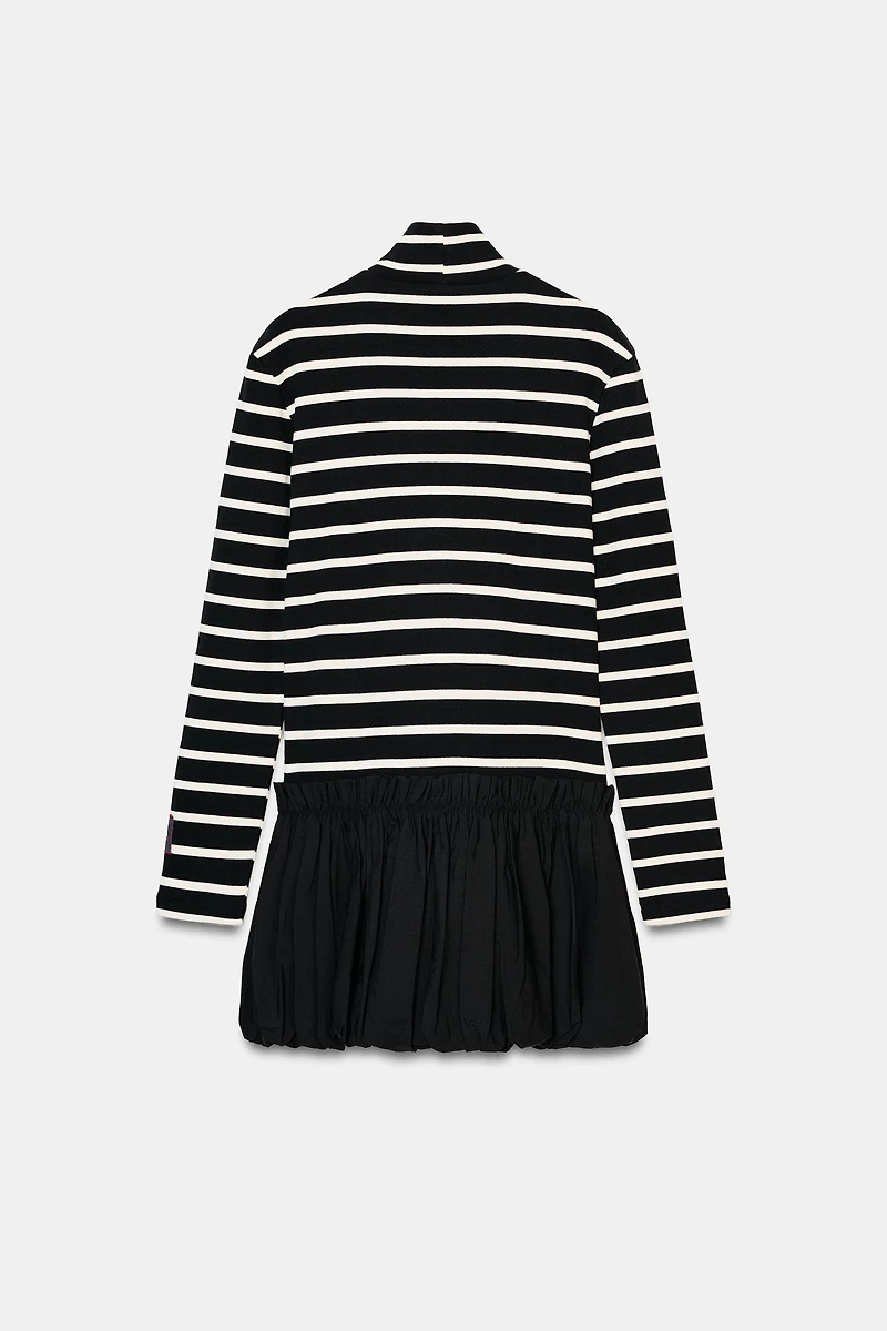 ROBE RAYURES BIMATIÈRE