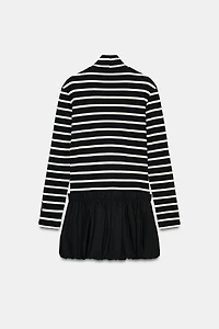 ROBE RAYURES BIMATIÈRE