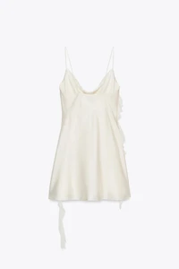 SPARKLY RUFFLED SHORT DRESS
