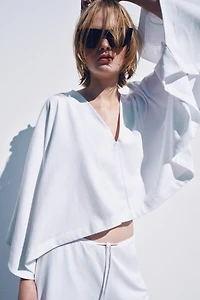 TOP CAPE VOLUME COTON ÉPAIS