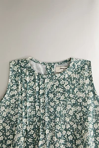 ROBE ENFANT COTON FLEURS TROPICALES