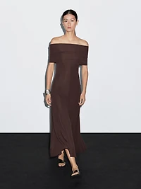 Long strapless dress