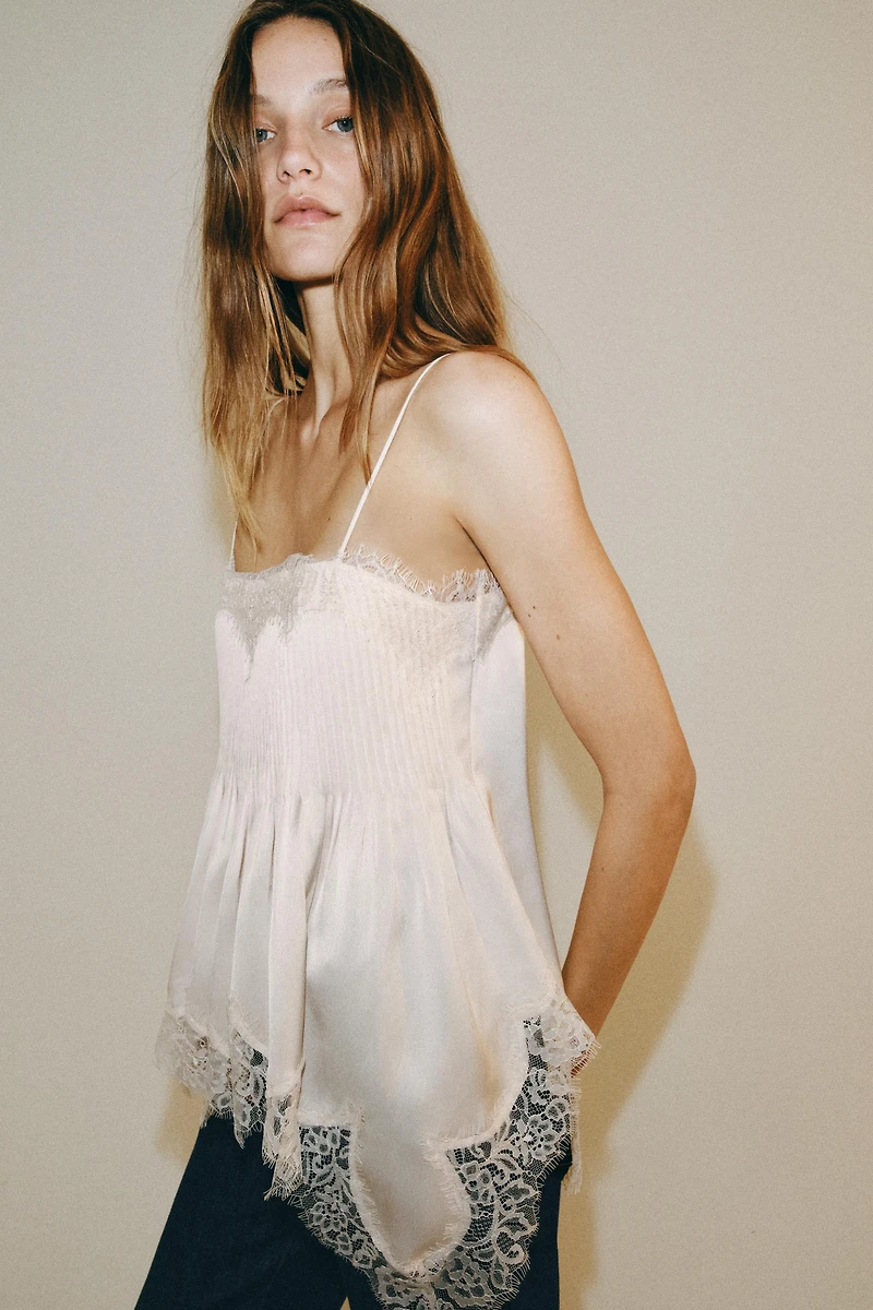 ZW COLLECTION LACE CAMISOLE TOP