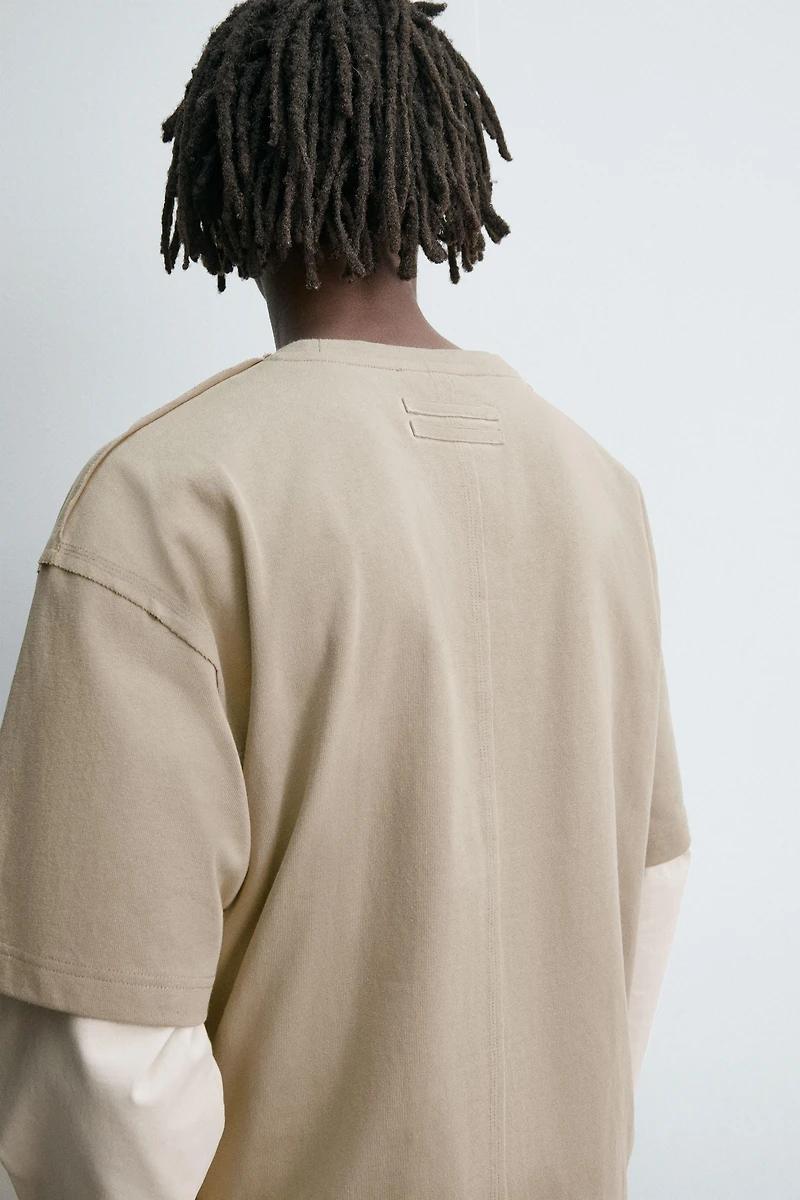 T-SHIRT HEAVYWEIGHT EFFET ENVERS