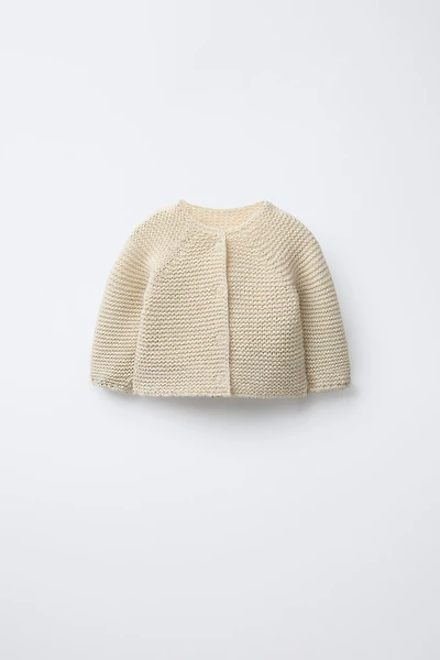 GILET EN GROSSE MAILLE