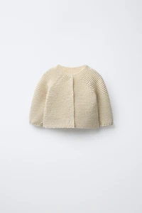 GILET EN GROSSE MAILLE