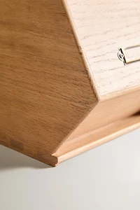 OAK WOOD BREAD BOX