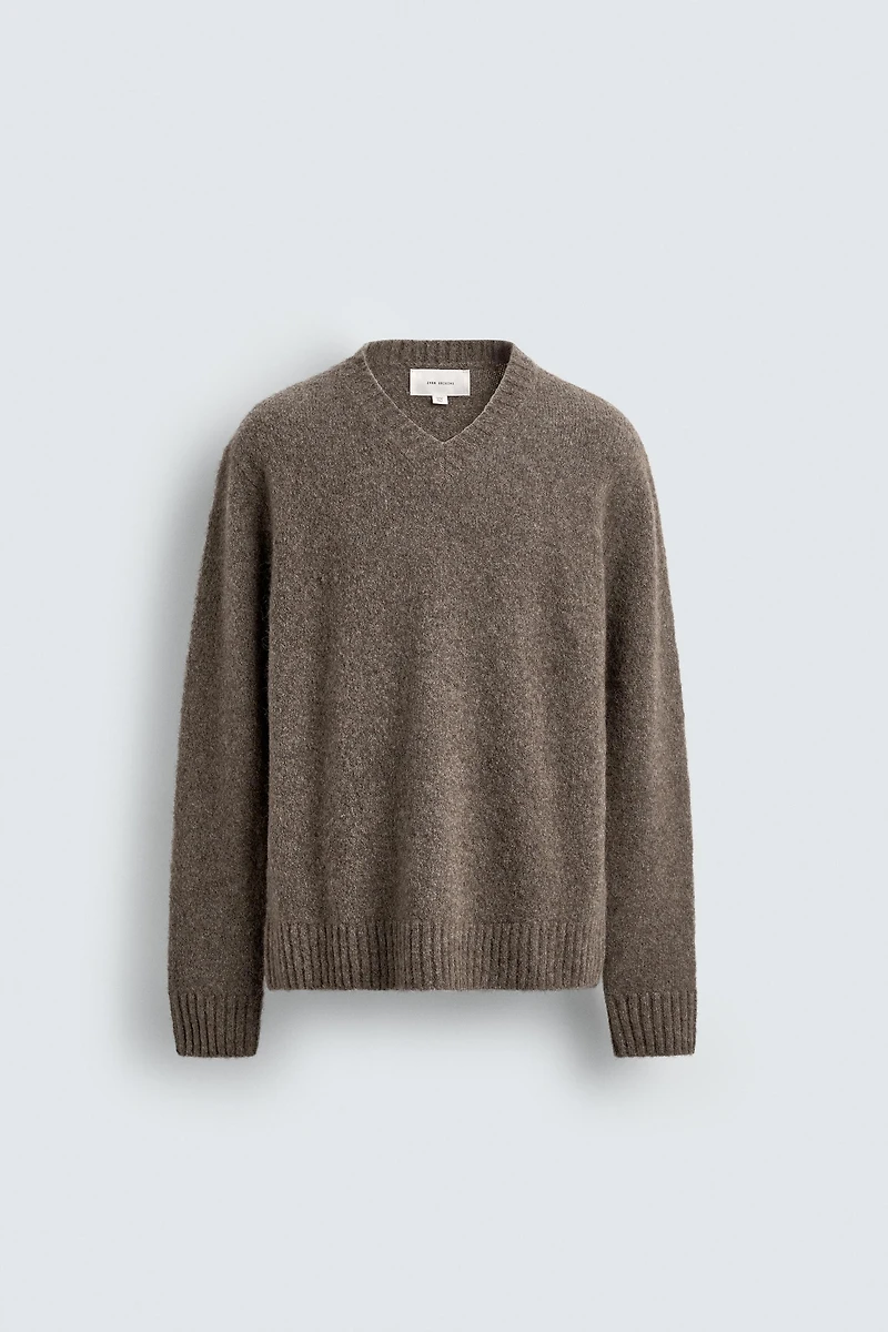 PULL EN MAILLE AVEC FIBRE DE YAK